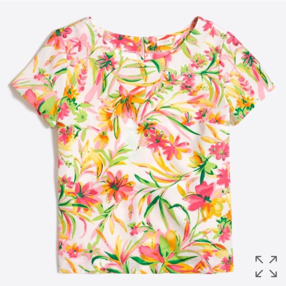 J. Crew Factory Printed T-Shirt Style 77401